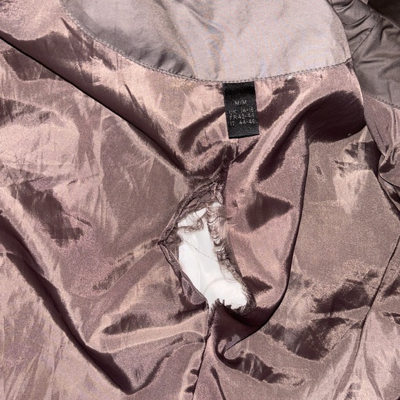 Danier brown padded midi Length brave cold winter jacket Sz M - Picture 6 of 16